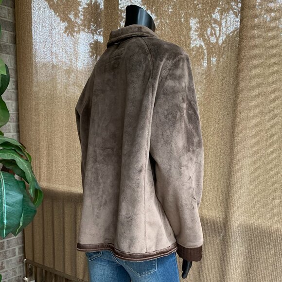 Pendleton Velour Satin Trim Jacket Sz L - Picture 5 of 16